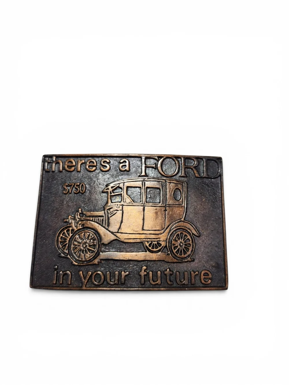 Vintage Ford Model T Belt Buckle 